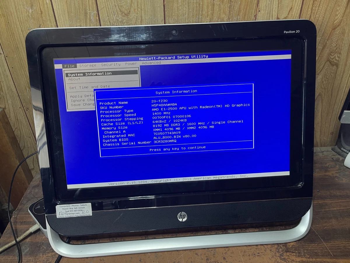 Hp 20 All In One for sale | eBay