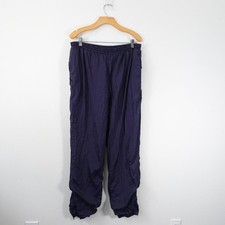 Vintage GIVENCHY Pants Mens Large Track Blue Navy Tracksuit Pants Sweatpants 90s