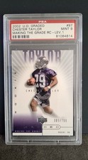 2002 Upper Deck Graded - Making the Grade Chester Taylor #97 /700 (RC)