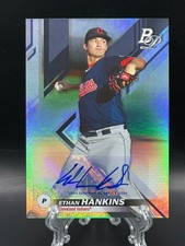Ethan Hankins 2019 Bowman Platinum Top Prospects Auto #TOP-34