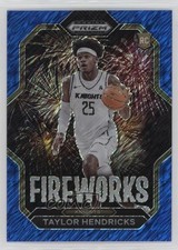 2023 Prizm Draft Picks Fireworks FOTL Blue Shimmer 17/19 Taylor Hendricks 10qe