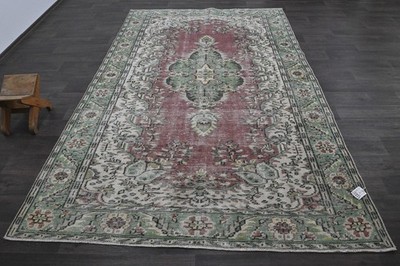 Oushak Turkish Vintage Rug 6x10 Kilim Rug Anatolian Handmade Boho Decor PURPLE