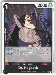 Dr. Hogback OP15-084 Common Adventure on Kami's Island One Piece TCG