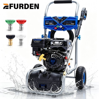 #ad #ad Efurden Gasoline Pressure Washer Cold Water 3500 PSI 2.3 GPM 212cc 4 Nozzles $260.99