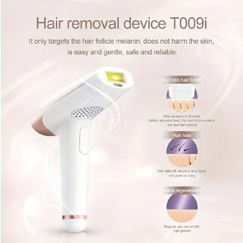NAISIGOO Permanent Ice Cooling IPL Laser Hair Removal Body Epilator Ice-Cooling