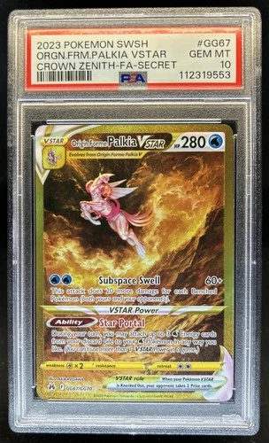 2023 Pokemon SWSH Origin Forme Palkia VST Galarian Gallery #GG67/GG70 PSA 10