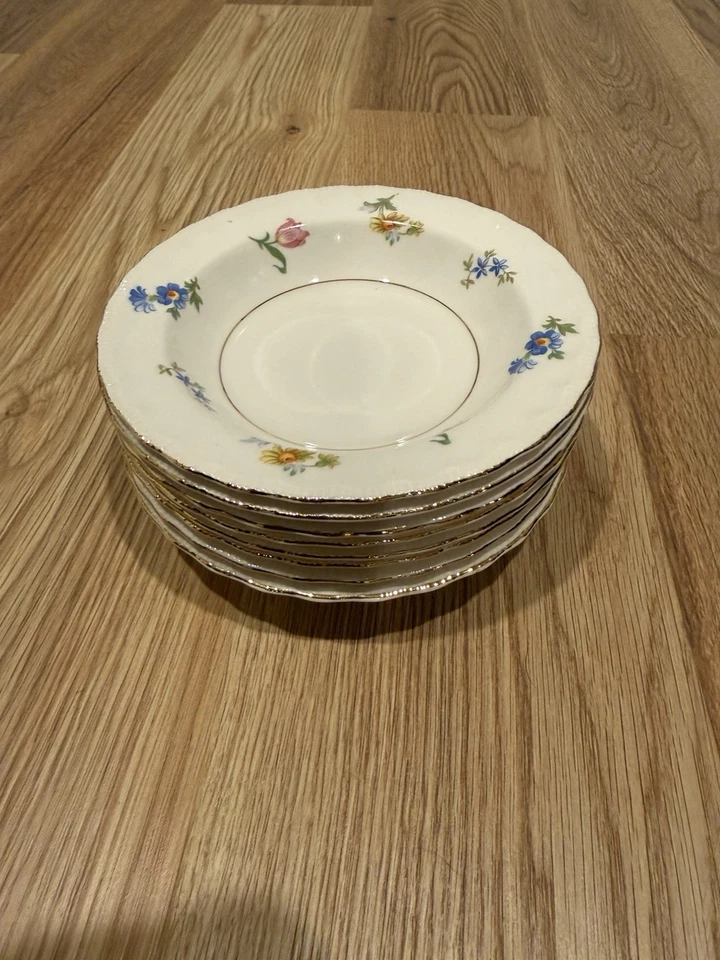 Pope Gossar Revere Vintage China 57 Piece Set Plates Bowls Cups - Image 4 of 4