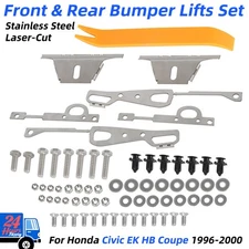 Front & Rear Bumper Lifts Set For Honda Civic EK Hatchback W/ Hardware US Hatch