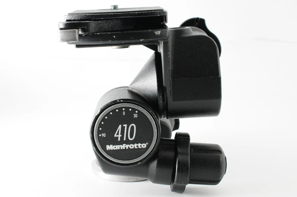 [Exc+5] Manfrotto 410 Junior Geared Tripod 3-Way Head Made in Italy From JAPAN - Image 2 of 4