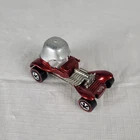 Vintage Mattel Hot Wheels Redline 1969 Red Baron Diecast Car Made in Hong Kong