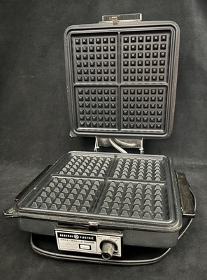 キッチン家電 USA vintage waffle maker GeneralElectric Vintage GE Reversible Waffle Maker & Grill General Electric A2G48T