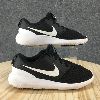 Nike Shoes Youth Roshe G JR Golf Trainers Sneakers Black Lace