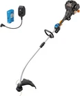 LawnMaster NPTGCP2517B No-Pull Gas String Trimmer with Electric Start 25cc