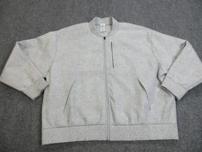 Nike Jacket Mens 2XL Gray Tech Pack Therma-FIT ADV Full Zip Bomber DQ4268-084