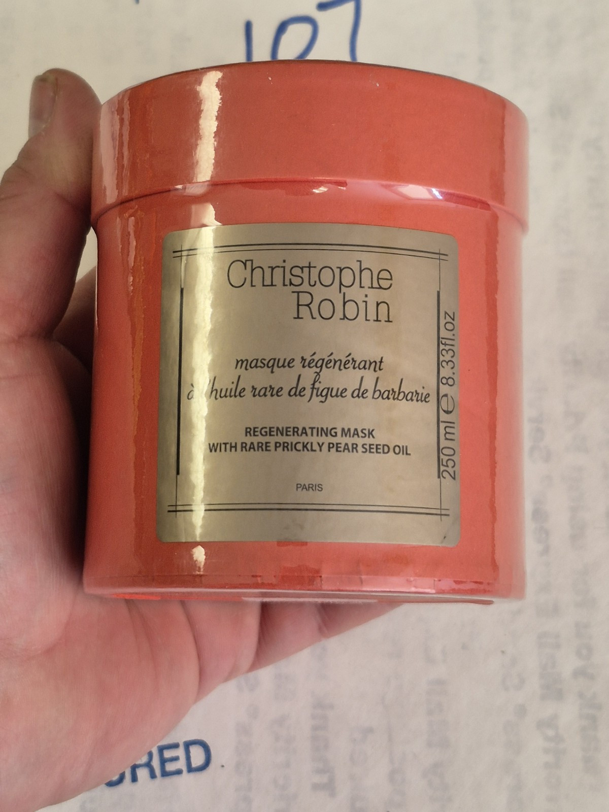 Christophe Robin Regenerating Mask with Rare Prickly Pear Seed Oil 8.5oz- SEALED