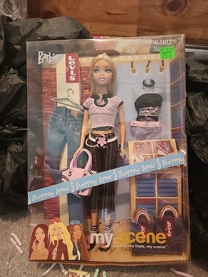 MY SCENE BARBIE Doll Shopping Spree Levi's 2004 Mattel NRFB