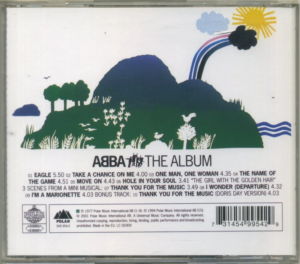 ABBA - The Album incl. Bonus Track - 1977-2001 remastered expanded CD Edition - Bild 2 von 2