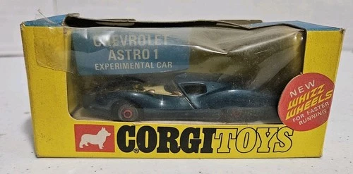 Vintage Corgi Toys 347 Chevrolet Astro 1 Experimental Car In Original Box