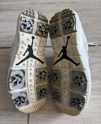 Nike Air Jordan Trainer ST G Golf Shoes - White - Size 9.5 - Wolf