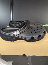Crocs Classic Clog Black Men  s 9 Woman  s 11 NWT