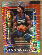2021-22 PANINI DONRUSS OPTIC ELITE DOMINATORS RED PULSAR #20 ANTHONY EDWARDS