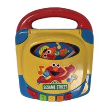 Vintage TYCO 1996 Sesame Street Talking Elmo CD Player Toy WORKS
