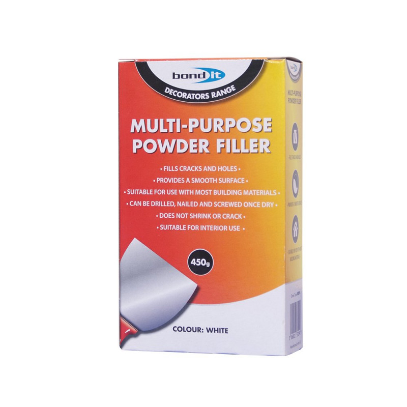 Bond It Decorators All Purpose Powder Filler Repair Holes & Ceilings 450g Box