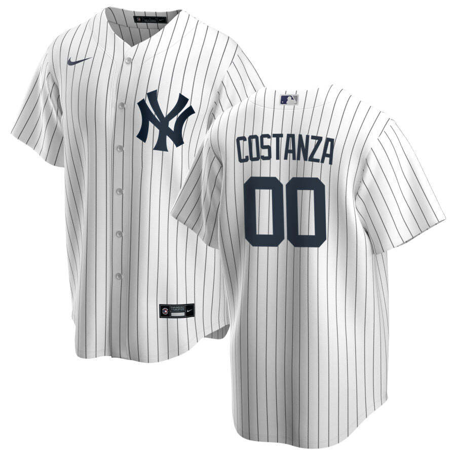 New York Yankees George Costanza #00 Nike White 2025