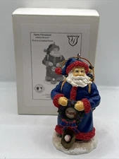 MLB Atlanta Braves Santa Ornament 1st In Series The Memory Company 2002