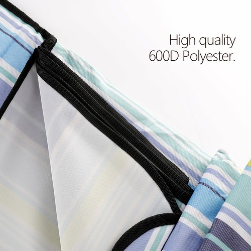 Waterproof Extra Large Mat for Camping and Travel Picnic Blanket Blue Stripe - 第 4/8 張圖片