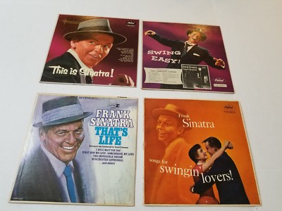 Lot of 4 FRANK SINATRA records Swing Easy Thats life Swing love This is Sinatra 