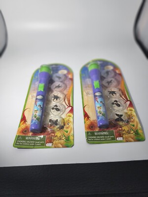 New NIB Disney Tinkerbell Fairies Projection Toy Flashlight