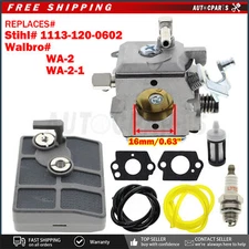 Carburetor for Stihl Chainsaw 030 031 031AV 1113 120 0602 Walbro WA-2 WA-2-1