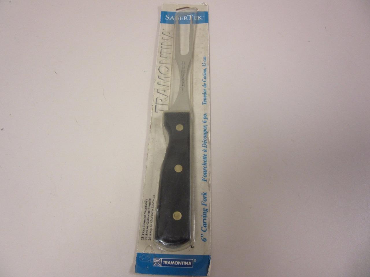 Tramontina SaberTek 6" Carving Fork Stainless Steel Dishwasher Safe New