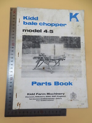 Kidd Ballenhäcksler Modell 4-5 Teile Buch Anleitung Taschenbuch