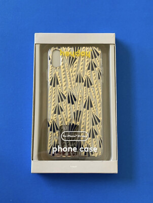 Heyday Phone Case for iPhone XS Max Clear / Gold Art Deco