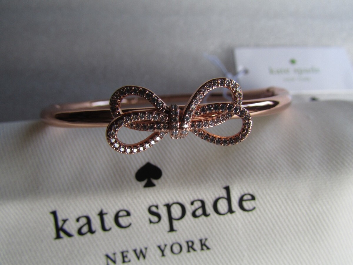 Kate Spade Spade Thin Bangle Bracelet In Light Pink