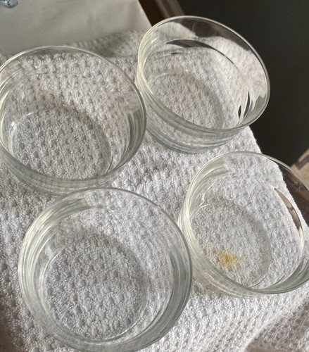 Set Of 4 Vintage Glass Dessert Bowls - Bild 4 von 4