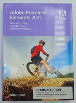 Adobe Premiere Elements 2022 Upgrade BOX