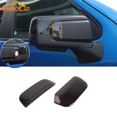 Sides Rearview Mirror Turn Signal Light Trim Cover For Chevy Silverado 2019+ ABS