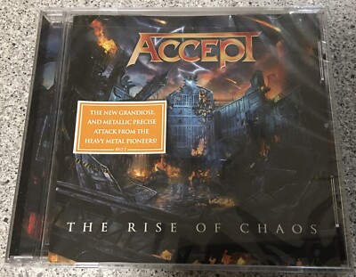 ACCEPT  The Rise of Chaos  CD Brand New Sealed Heavy Metal Nuclear Blast Records