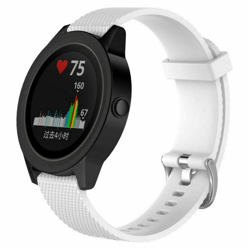 For Garmin Vivomove HR/Vivoactive GPS Watch Silicone Wrist Band