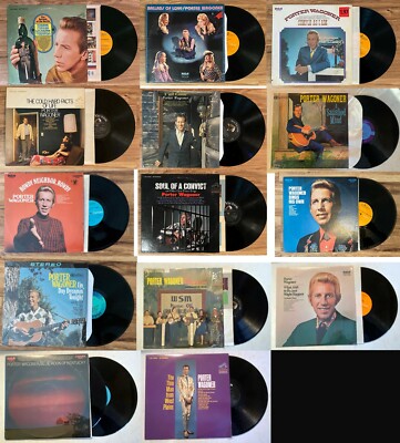 Porter Wagoner LOT Bottom of the Bottle/Cold Hard Facts Life/Ballads Love 