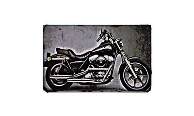 Fxr 1340 Motorrad A4 Foto Retro Bike