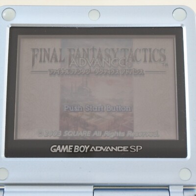 Gameboy Advance SP AGS-001 Console Pearl Blue Nintendo XJH13337190