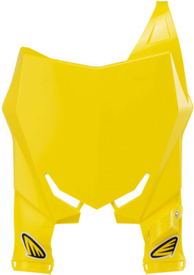 Cycra Stadium Suzuki Front Number Plate-RMZ 250/450-19-26-Yellow - Motocross Dir