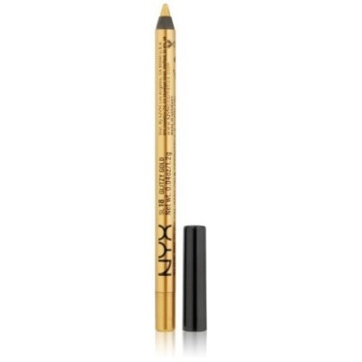 NYX Slide On Pencil, Waterproof Eyeliner Pencil, SL18 Glitzy Gold