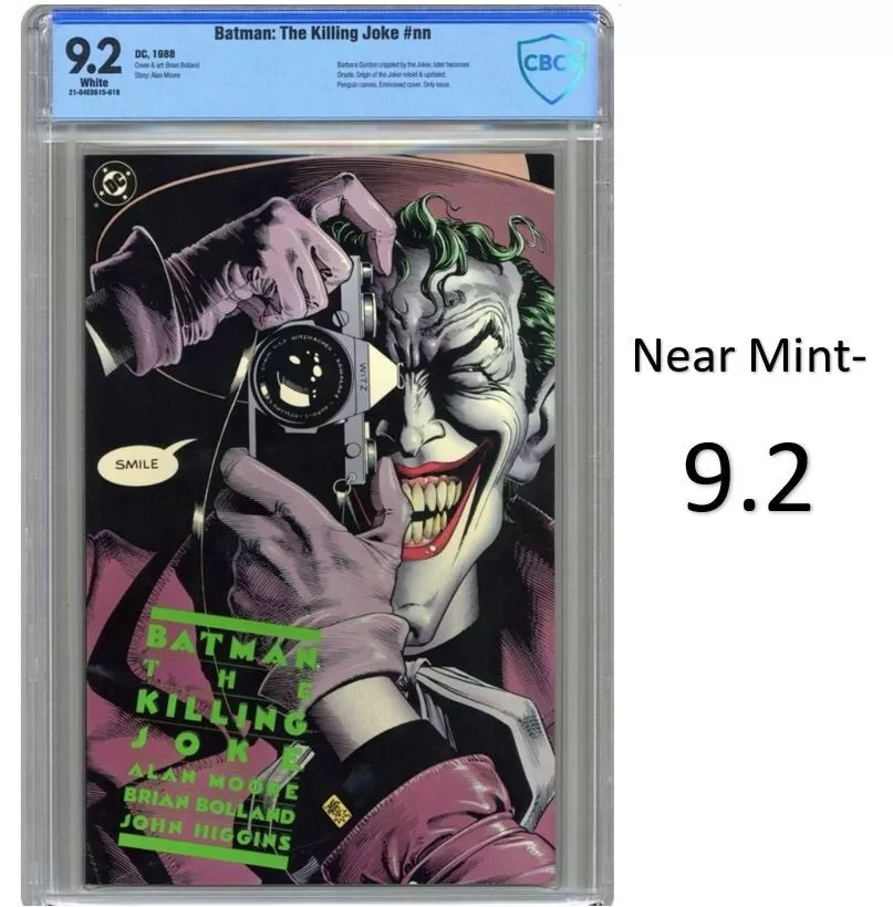 Batman: The Killing Joke - Key & Joker paralyzes B. Gordon! CBCS 9.2 - New Slab!