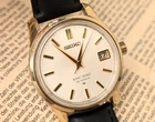 1968 King SEIKO 25Jewels 4402-8000 Gold Date KS Hand-winding Men's Watch