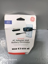 GE UNIVERSAL AC ADAPTER AND BATTERY ELIMINATOR UP TO 300mA - 34668